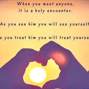 as u see me u see yourself as u treat me u treat u